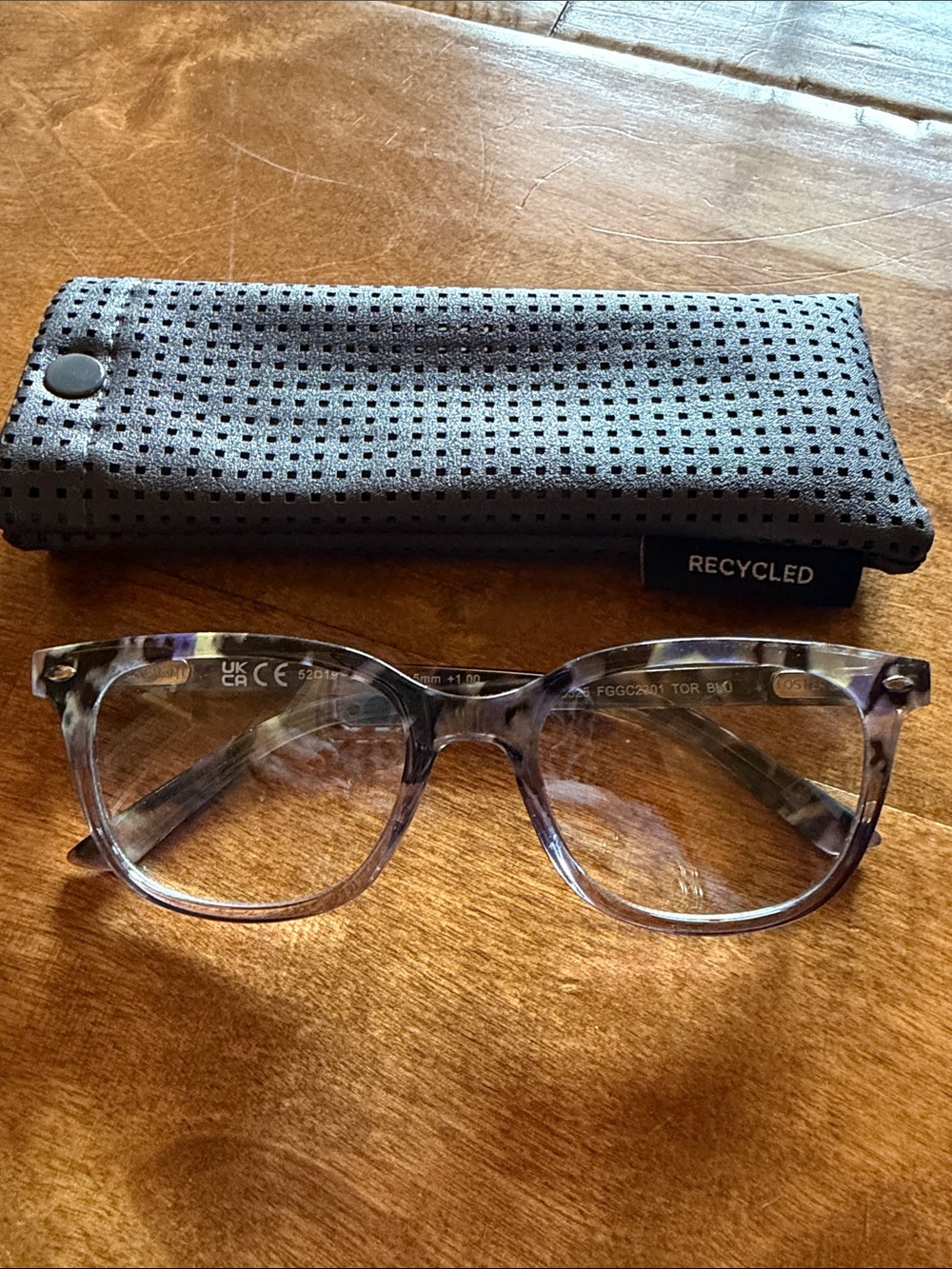 Clear Gray Tortoiseshell Reading Glasses - Men Accessories